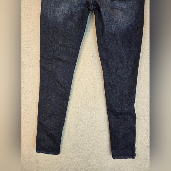 Hudson Womens Collin Midrise Skinny Distressed Blue Denim Jeans Sz 26x29 - Picture 11 of 13